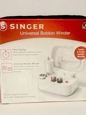 Singer Universal Bobbin Winder - White